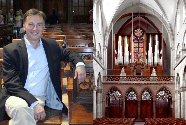 Münsterorganist Andreas Liebig und die Basler Münsterorgel