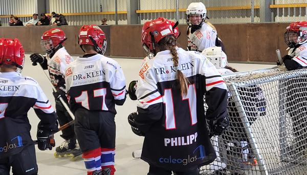 Die U10 kurz vor dem Finale gegen Heilbronn