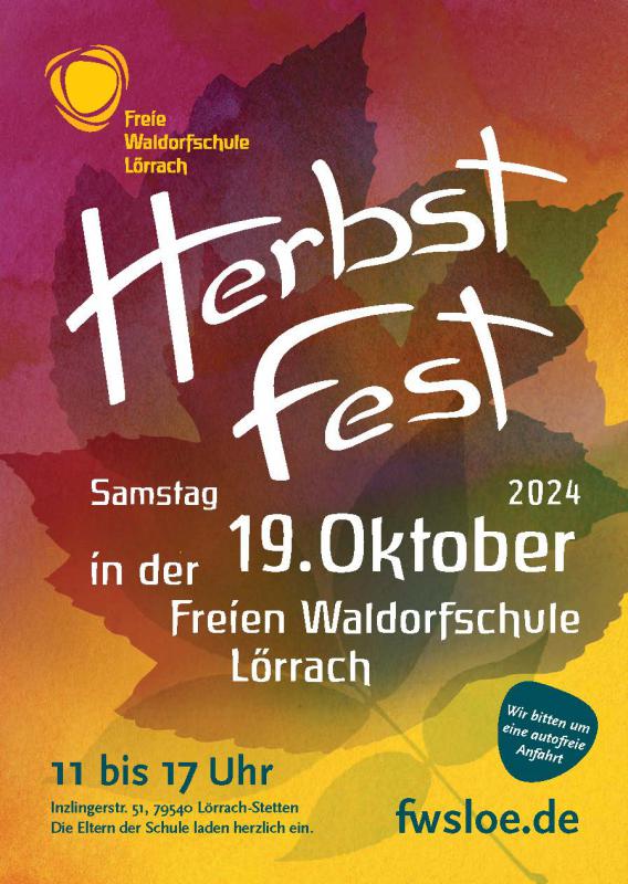 Herzliche Einladung zum Herbstfest der Freien Waldorfschule Lörrach