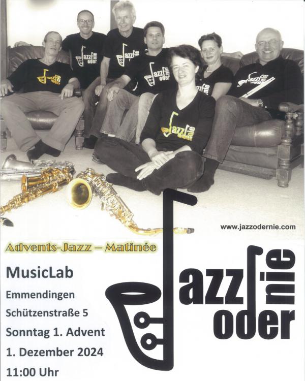 Plakat - Jazz oder nie Adventsmatinée