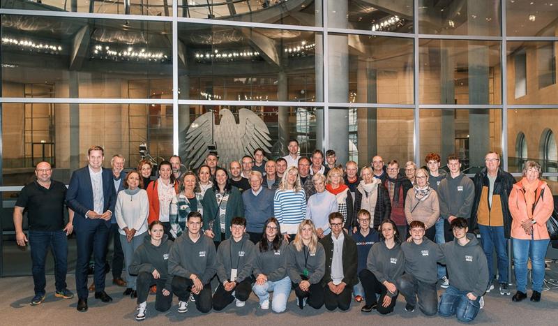 Besuch in Berlin - Freundeskreis Lahr-Alajuela, Schülergenossenschaft des Scheffel-Gymnasiums und Orgateam des Dorffestes Welschensteinach 