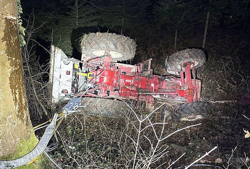 Tödlicher Unfall mit Traktor in Ormalingen (Schweiz).

Foto: Polizei Basel-Landschaft